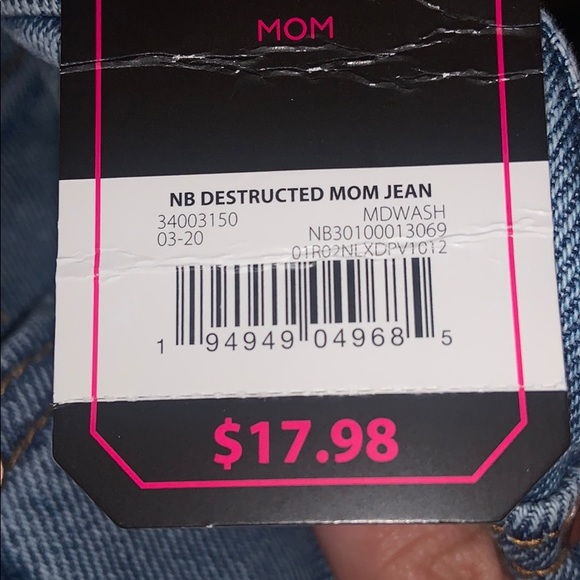 High Rise Jean Shorts Medium Wash - Picture 2 of 2